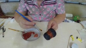 Ватная игрушка Внучка Бабы Яги. Мастер класс. Часть 2.