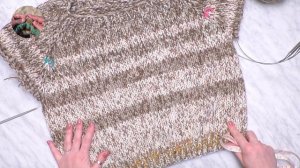 DIY Укороченный джемпер из толстой пряжи