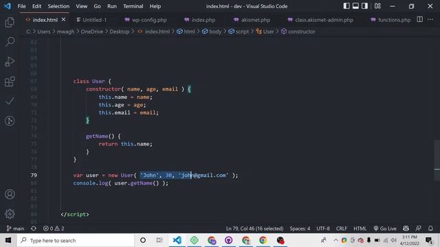 JavaScript - Classes