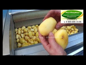 Обзор чистки картофеля на GB-1000 от РостПищМаш