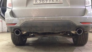 Выхлоп Subaru Forester SH турбо