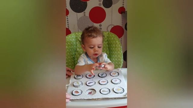 Детский канал игр развивашка своими руками Огород из крышек вкладыши Мелкая моторика рук 1 2 года смотреть онлайн