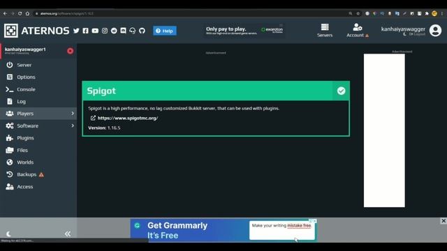How To Make Aternos Server Free | Make Minecraft Server Free | Aternos Server | Java+Pocket | KS смотреть онлайн