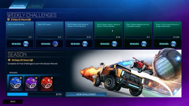 Week 7 Challenges for Rocket Pass Season 1 in Rocket League смотреть онлайн