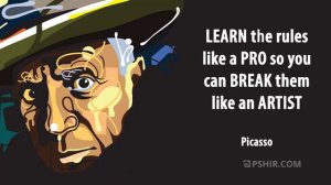 Learn the rules like a pro... Picasso