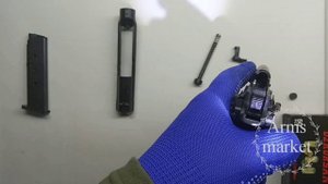Пистолет стартовый retay 84fs 9 мм black. Обзор перед переделкой, в стволе калёный штифт.