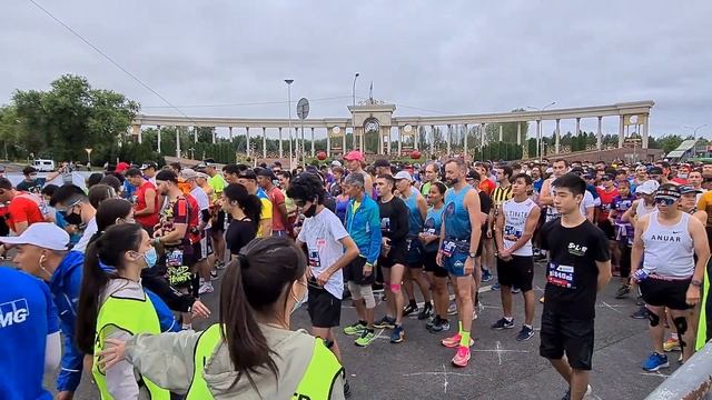 Старт. Алматы. Полумарафон 2021. Start. Almaty. Half Marathon. Часть 7