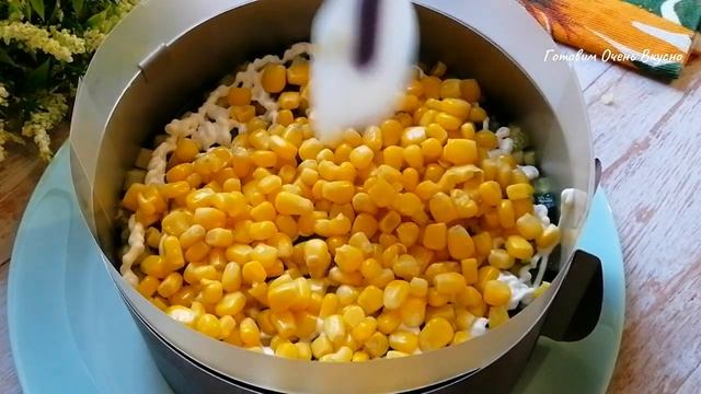 САЛАТ, который ешь и не можешь остановиться! ВКУСНЕЙШИЙ салат "Облако" с копченой куриной грудкой
