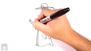 How to Draw a Ninja Step by Step Easy - Ninja Drawing Tutorial