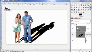 Как сделать тень в фоторедакторе Гимп Уроки Лайфхаки! Обработка фотографий