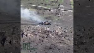 Российский танк Т-72Б3 выдержал прямые попадания из ПТУР