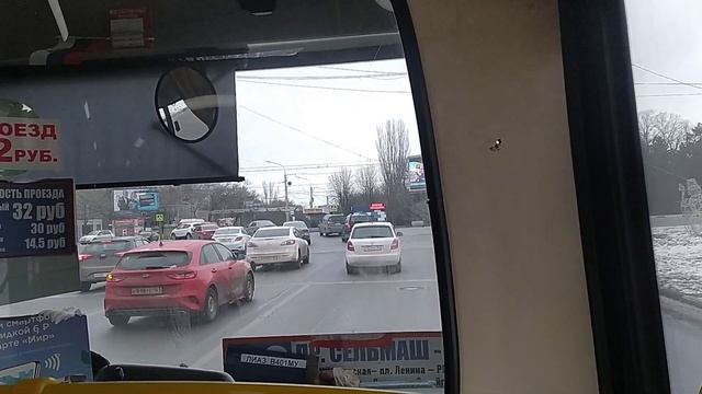 Поездка на 96 автобусе, ЛиАЗ 5292 #автобусы #ростовнадону #лиаз