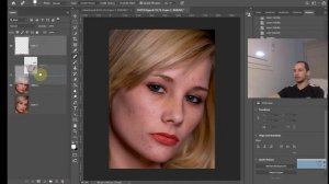 Урок № 5 Как в Фотошопе почистить кожу ! Самая быстрая Ретушь в Фотошопе ! Уроки Фотошоп