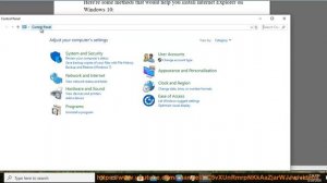 Install Internet Explorer 11 on Windows 10