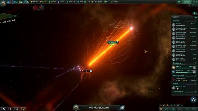 Stellaris 23k Fleet vs Ether Drake смотреть онлайн