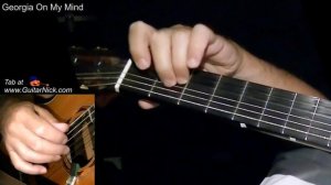 GEORGIA ON MY MIND: Fingerstyle Guitar + TAB by GuitarNick
