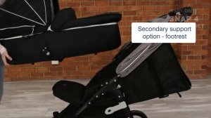 Коляска Valco Baby Snap 4 - установка люльки на раму