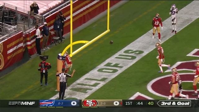 Bills Fumble Near the Goal Line, Sets Up a Quick 49ers TD смотреть онлайн