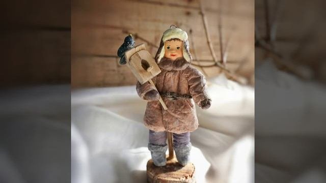 Обзор игрушек из ваты на елку.  #vatnaya Kukolka#cotton Doll#handmade#игрушкинаелкуизваты