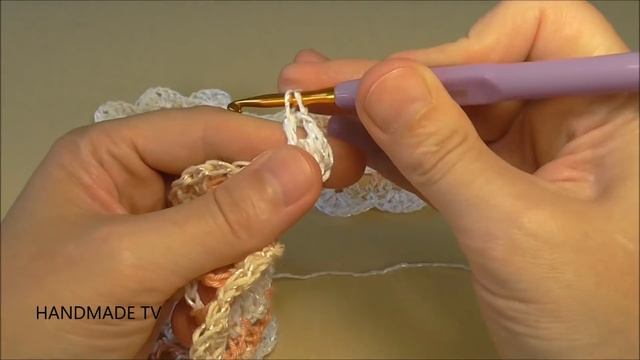 СОЕДИНЕНИЕ ЦВЕТОЧНЫХ МОТИВОВ СВЯЗАННЫХ КРЮЧКОМ #2 Joining Crochet Motifs TUTORIAL смотреть онлайн