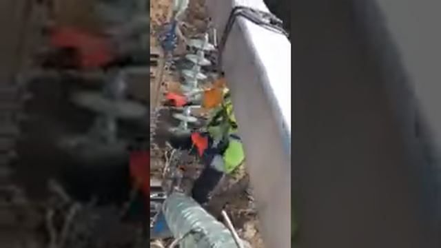 Монтаж блочков для протяжки проводов вл 110 кВ смотреть онлайн