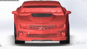 CAMARO авто обвесы смоделированные в Solidworks