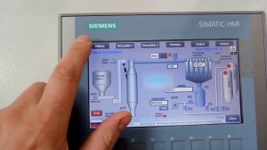 TIA Portal - панель управления - что получилось