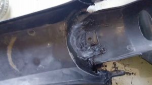 Простой способ ремонта пластика мотоцикла.