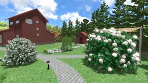 Учебная работа Елены Левчук по курсу Ландшафтный дизайн