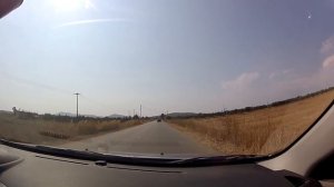Tsaousi to Kalogria beach from Patron - Pirgou Old National Road (Greece) - onboard camera