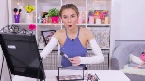 МАКИЯЖ В ГИПСЕ / СДЕЛАЛА МАКИЯЖ С ЗАГИПСОВАННЫМИ РУКАМИ