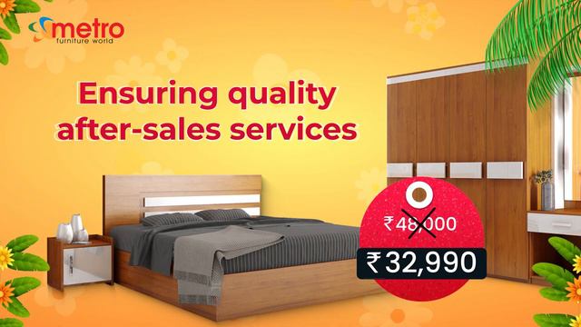 Metro Furniture World Onam Mega Sale - 15% To 51% OFFERS