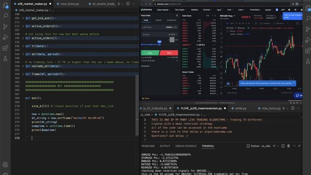 How To Build a Market Maker Algorithm (in Python) смотреть онлайн