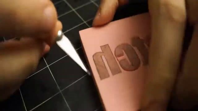 DIY Stamp - Linoleum Cutting смотреть онлайн