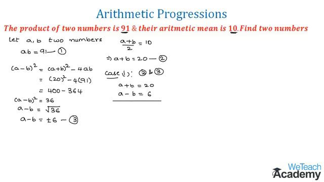 011-Arithmetic Progressions Example - 7 ⧸ Progressions ⧸ Maths Arithmetic