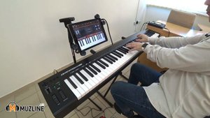M-AUDIO Keystation 88 MK3 Обзор/Демонстрация/Overview/Demonstration/Распаковка/Unpacking/GarageBand