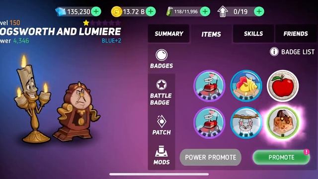 Disney Heroes: Battle Mode - Unlocking Cogsworth & Lumiere! Prize Wall! смотреть онлайн