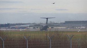 (4K) Very RARE! Uzbekistan Air Force Ilyushin IL-76MD landing at Hamburg airport