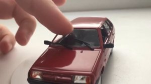 МОЯ ВИШНЕВАЯ ДЕВЯТКА. ОБЗОР МОДЕЛИ 1:43 ВАЗ 2109 АВТОЛЕГЕНДЫ СССР 69. ДОРАБОТКА МОДЕЛИ 1:43.