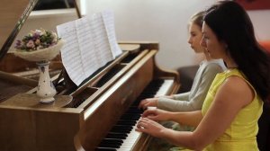 Johann Strauss. Vals. 4 hands. Иоган Штраус Вальс 4 руки