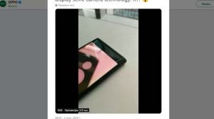 Смартфоны без вырезов и дырок с камерой под экраном