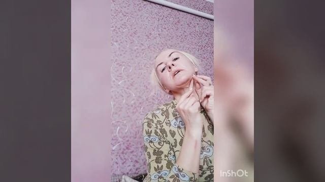 Убираем двойной подбородок.Корсетное тейпирование подбородка
