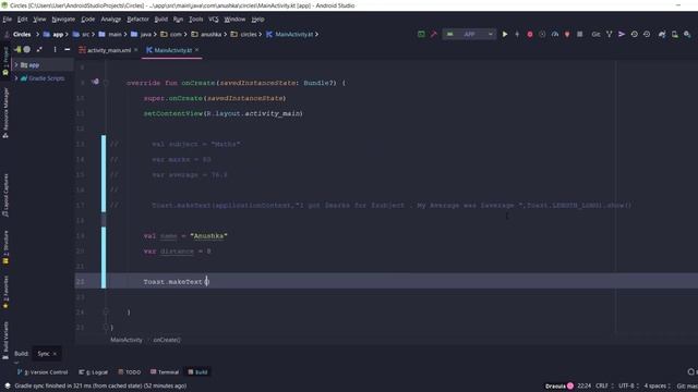 Code Challenge 1 Answers : Kotlin Android Jump Start 4