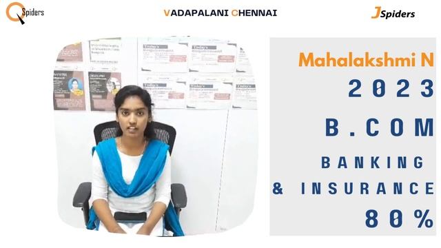 Success story of Ms. Mahalakshmi N as a software Engineer Qspiders vadapalani Chennai смотреть онлайн