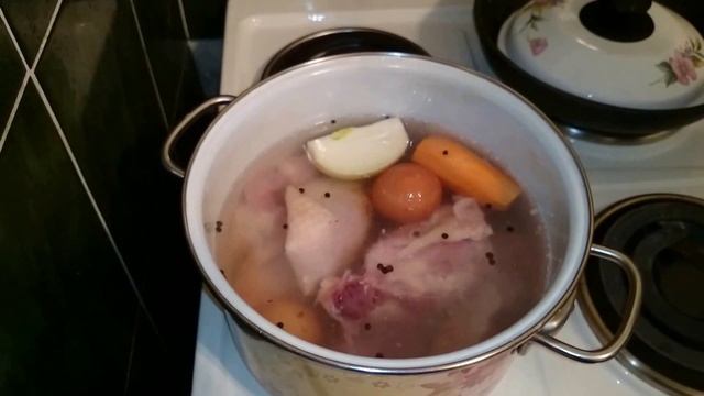 Куриный бульон с яйцом Простой вкусный быстрый рецепт супа на обед!