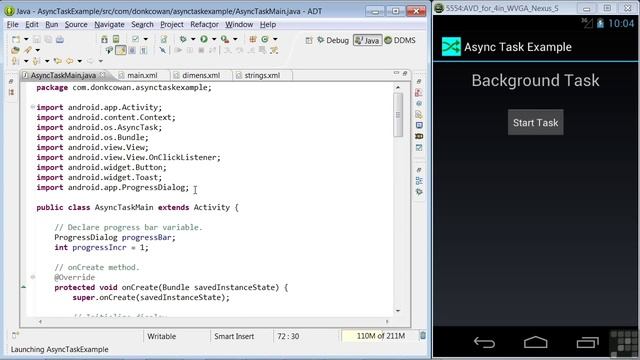 Android App Programming | Threads And Async Tasks