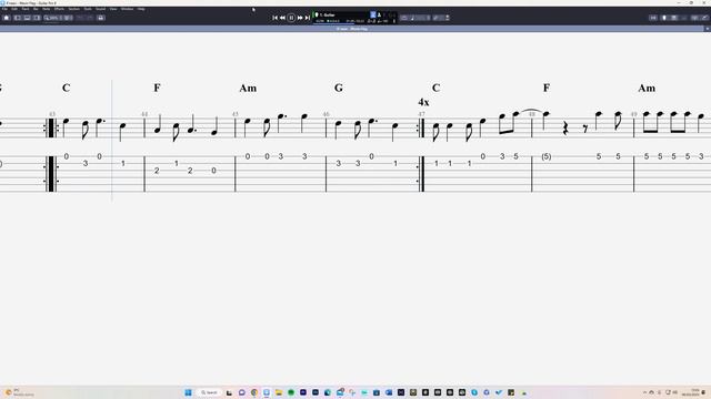 KNAAN - Wavin Flag - INTERACTIVE GUITAR TABS