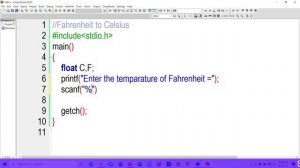 Celsius to Fahrenheit in c, Fahrenheit to Celsius in c, Celsius, Fahrenheit C Programming, barunsir