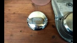 Полировка крышки генератора ИЖ.