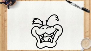 КАК РИСОВАТЬ БАУЗЕРА | супер Марио | Шаг за шагом просто и легко